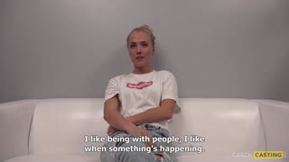 Sexy Czech Blonde Rozalie in Hot Casting - watch new porn video HD-PORN.ONLINE