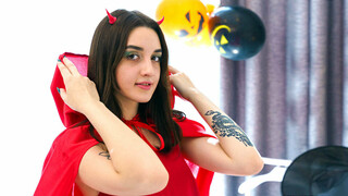 Halloween Devil Girl - watch new porn video HD-PORN.ONLINE