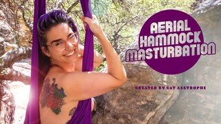Hot MILF Cat Asstrophe Solo Fingering in Aerial Hammock - enjoy the best porn on HD-PORN.ONLINE
