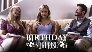 Birthday Surprise with Sarah Vandella & River Fox - Threesome Creampie - enjoy the best porn on HD-PORN.ONLINE