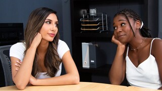 Gianna Dior & Hazel Grace Lesbian Office Fuck - Big Tits Brunette Face Sitting - enjoy the best porn on HD-PORN.ONLINE