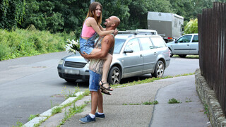 Hot Brunette Ginger Fox Fucks Hard in Afternoon Sex - Thong & Blowjob - enjoy the best porn on HD-PORN.ONLINE