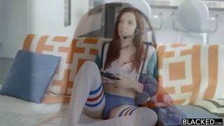 Nerdy Redhead Teen Fucks Older Black Man – Hardcore Interracial Creampie - enjoy the best porn on HD-PORN.ONLINE