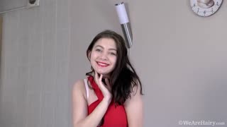 Sexy brunette Bellavitana strips nude & fingers herself on couch - watch new porn video HD-PORN.ONLINE