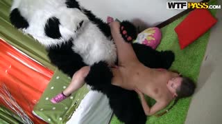 Dorothea Albina gets wild with a panda in sexy Russian teen striptease - enjoy the best porn on HD-PORN.ONLINE