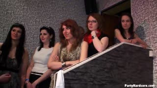 Gloryhole Party with Blonde & Brunette in Stockings - Hardcore Group Sex - watch new porn video HD-PORN.ONLINE