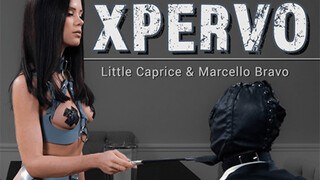 LittleCaprice Femdom - Hot Czech Brunette Dominates with Footjob & Spanking - enjoy the best porn on HD-PORN.ONLINE