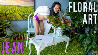 Jean's Solo Floral Fun - watch new porn video HD-PORN.ONLINE