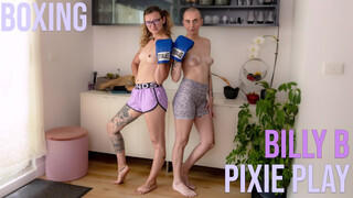 Billy B & Pixie Play Boxing Sex - Small Tits & Hairy Pussy - enjoy the best porn on HD-PORN.ONLINE
