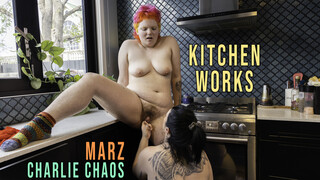 Chaos in the Kitchen with Charlie & Marz - enjoy the best porn on HD-PORN.ONLINE