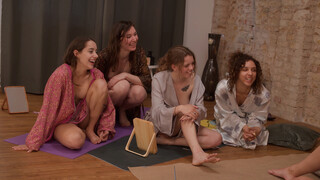 Lesbian Orgy Session with Blonde, Brunette, and Tattooed Beauties - enjoy the best porn on HD-PORN.ONLINE