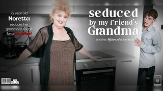 Horny Granny Noretta Fucks Her Grandson's Friend on the Sofa - watch new porn video HD-PORN.ONLINE