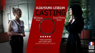 Lucifera Beast and Milena Steel's Sizzling Lesbian Casting - watch new porn video HD-PORN.ONLINE
