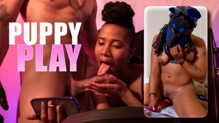 Puppy Play: King Noire & Jet Setting Jasmine Watch Halo Get Down - enjoy the best porn on HD-PORN.ONLINE