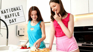 Waffle Fun with Kitti and Margo - enjoy the best porn on HD-PORN.ONLINE