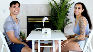 Asian Bombshell Danny Pantom Interviews Ivy Steele - enjoy the best porn on HD-PORN.ONLINE