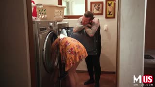 Izzy Lush Brunette Hairy Wet Laundry Fun - enjoy the best porn on HD-PORN.ONLINE